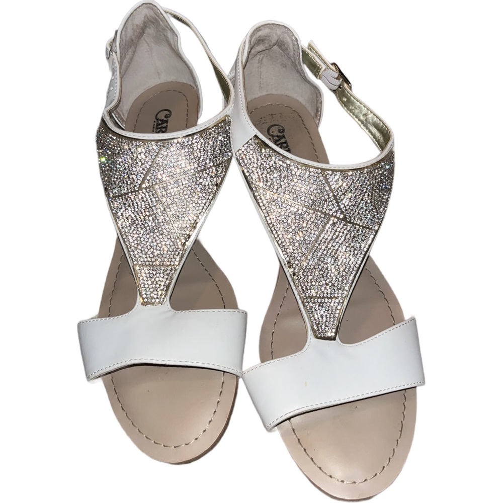 Super cute Carlos Santana Sparkly sandals size 9